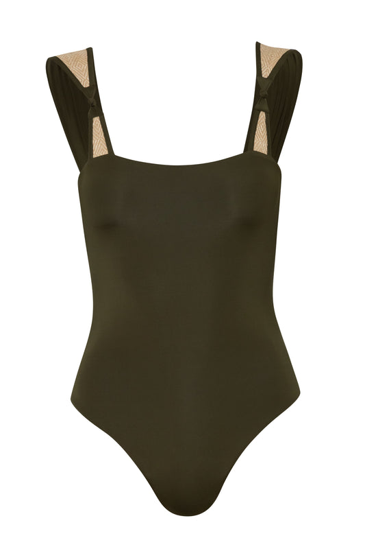 CELESTE ONE PIECE / Verde Oliva