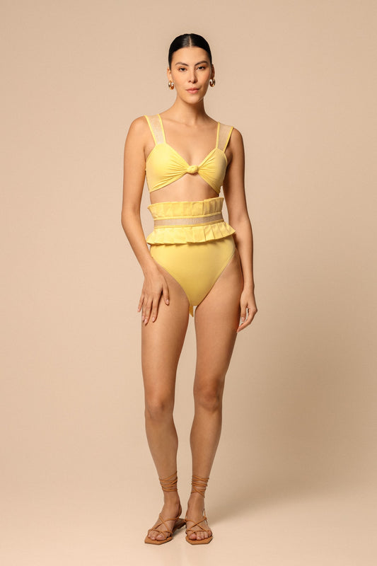 BARBARA BELT / Amarillo Crema