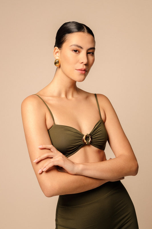 AMPARO TOP / Verde Oliva